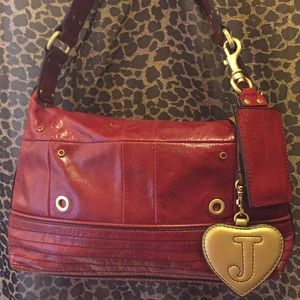 Juicy Couture Red Leather Bag